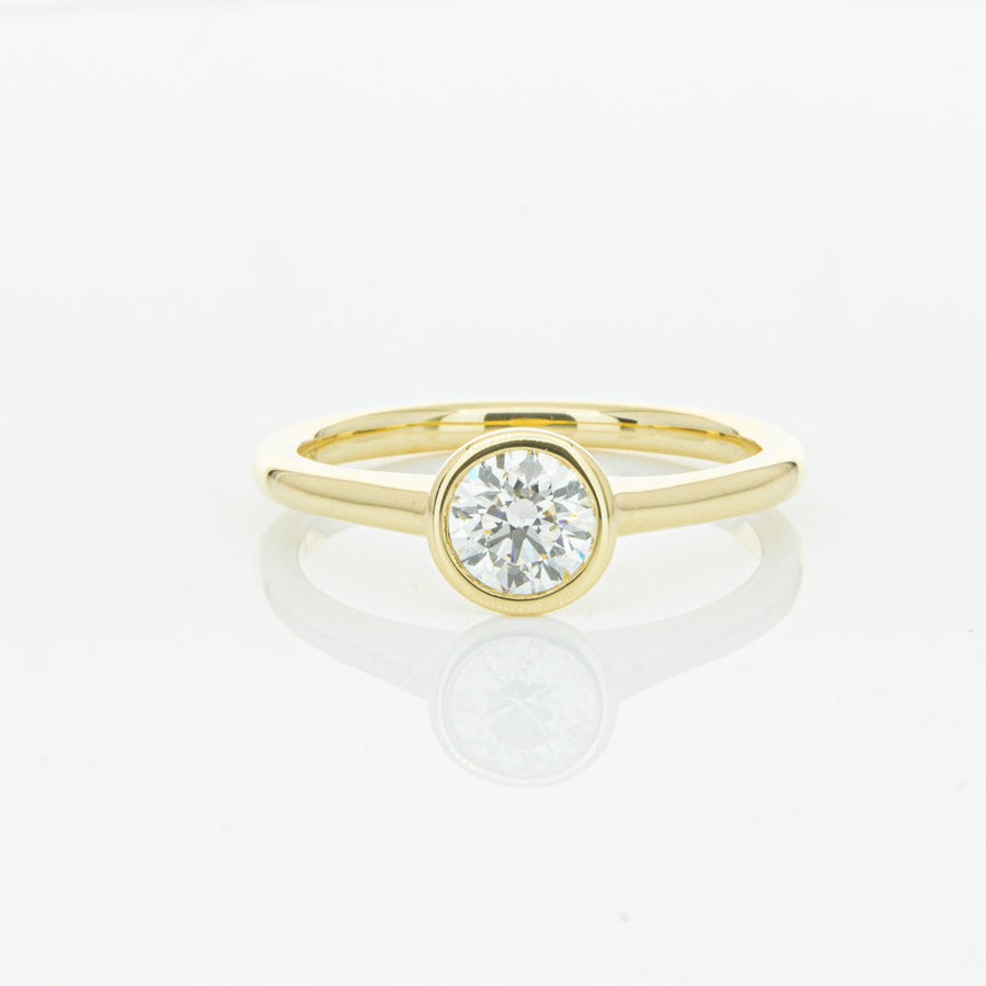 18ct Yellow Gold .50ct Diamond Natalia Ring-Ring-Walker & Hall