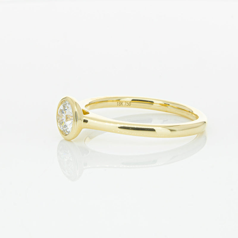 18ct Yellow Gold .50ct Diamond Natalia Ring-Ring-Walker & Hall
