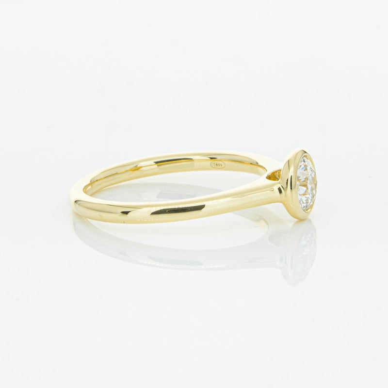 18ct Yellow Gold .50ct Diamond Natalia Ring-Ring-Walker & Hall