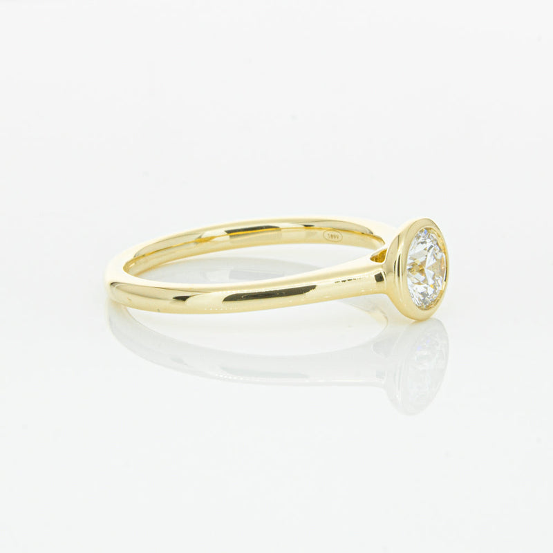 18ct Yellow Gold .50ct Diamond Natalia Ring-Ring-Walker & Hall
