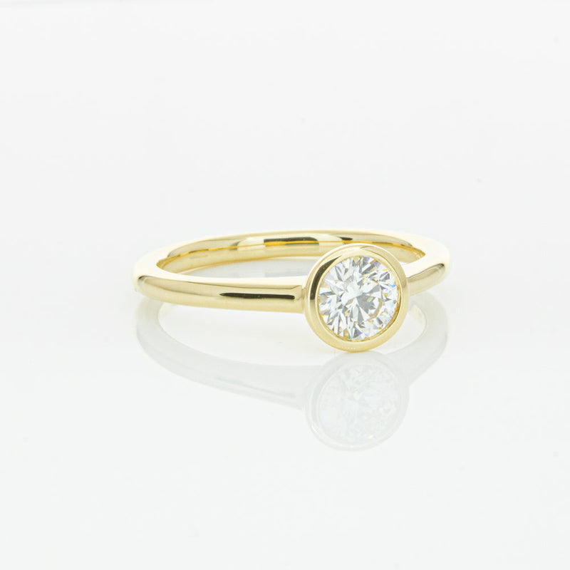 18ct Yellow Gold .50ct Diamond Natalia Ring-Ring-Walker & Hall