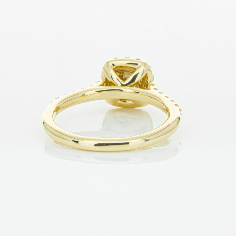 18ct Yellow Gold Champagne Diamond Manhattan Ring-Ring-Walker & Hall