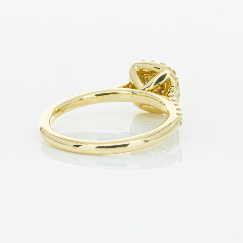 18ct Yellow Gold Champagne Diamond Manhattan Ring-Ring-Walker & Hall