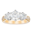 18ct Yellow Gold Diamond Three Stone Ring-Ring-Walker & Hall