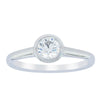 18ct White Gold .50ct Diamond Natalia Ring-Ring-Walker & Hall