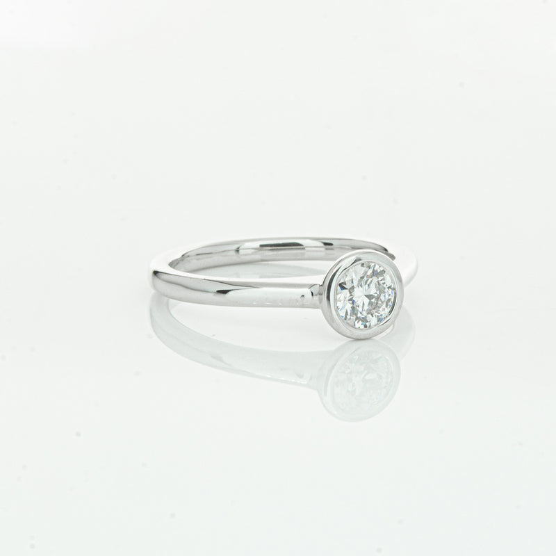 18ct White Gold .50ct Diamond Natalia Ring-Ring-Walker & Hall