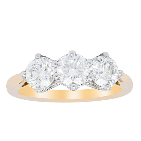 18ct Yellow Gold 1.55ct Diamond Coronado Ring-Ring-Walker & Hall