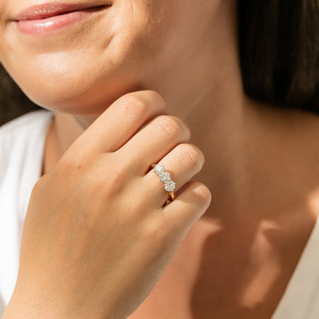 18ct Yellow Gold 1.55ct Diamond Coronado Ring-Ring-Walker & Hall