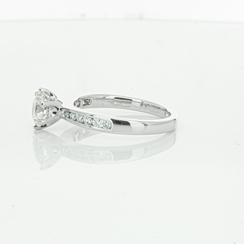 18ct White Gold 1.00ct Diamond Avalon Ring-Ring-Walker & Hall