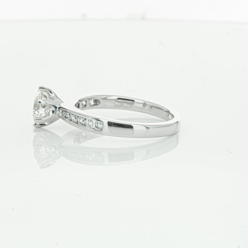18ct White Gold 1.00ct Diamond Avalon Ring-Ring-Walker & Hall
