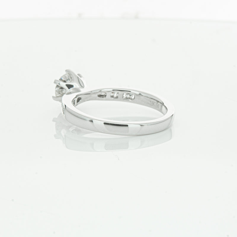 18ct White Gold 1.00ct Diamond Avalon Ring-Ring-Walker & Hall
