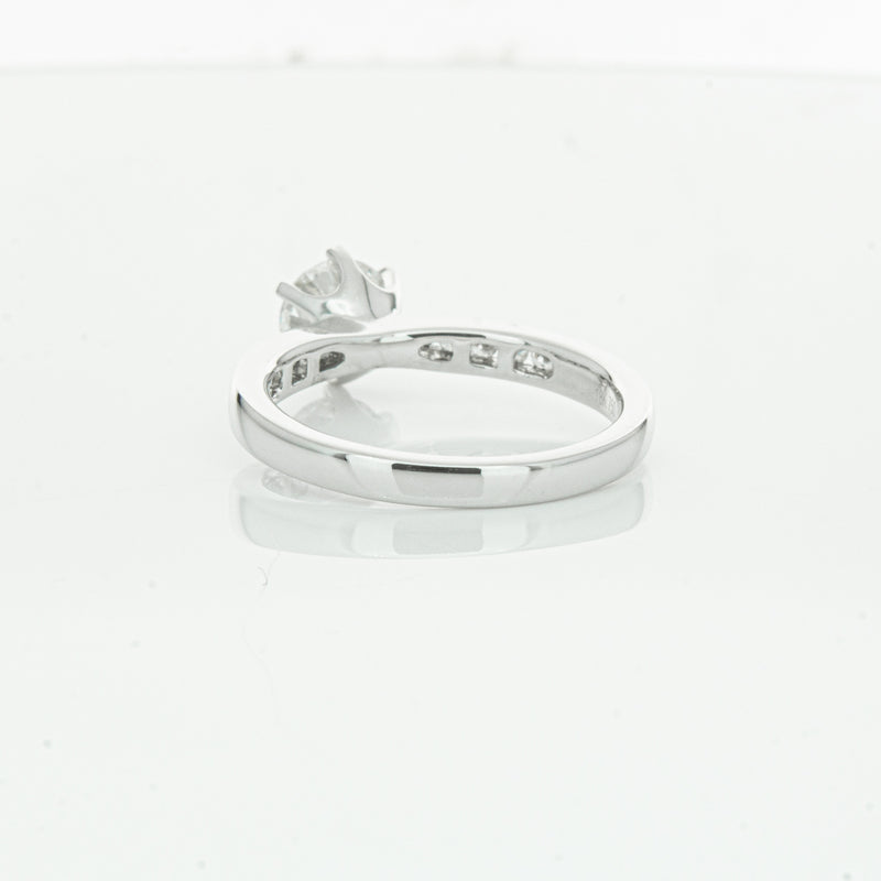 18ct White Gold 1.00ct Diamond Avalon Ring-Ring-Walker & Hall