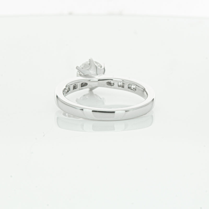 18ct White Gold 1.00ct Diamond Avalon Ring-Ring-Walker & Hall