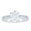 18ct White Gold 1.00ct Diamond Avalon Ring-Ring-Walker & Hall