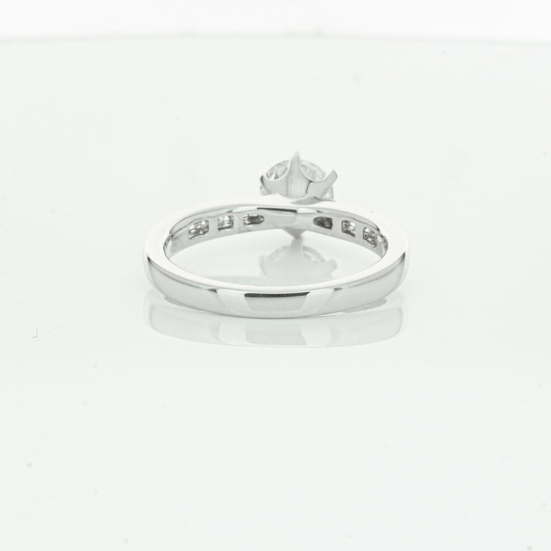 18ct White Gold 1.00ct Diamond Avalon Ring-Ring-Walker & Hall