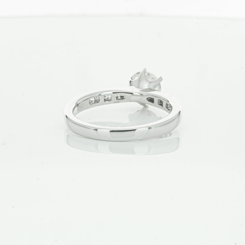 18ct White Gold 1.00ct Diamond Avalon Ring-Ring-Walker & Hall