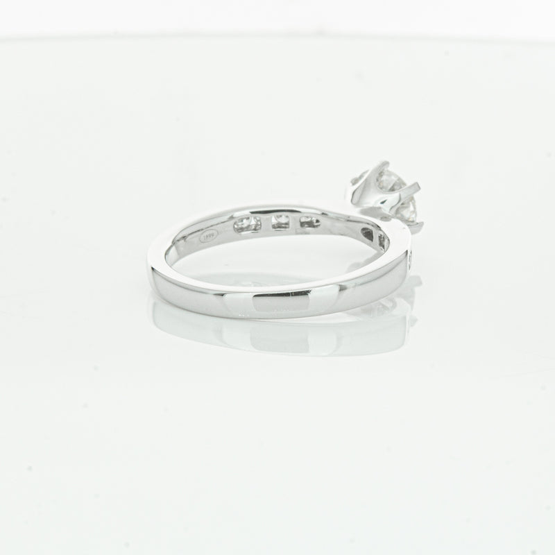 18ct White Gold 1.00ct Diamond Avalon Ring-Ring-Walker & Hall