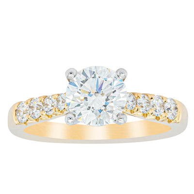 18ct Yellow Gold 1.20ct Diamond Phoenix Ring-Ring-Walker & Hall