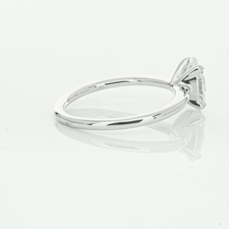 18ct White Gold 1.01ct Oval Cut Diamond Melba Ring-Ring-Walker & Hall