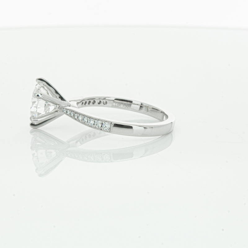 18ct White Gold Diamond Zenith Ring-Ring-Walker & Hall