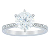 18ct White Gold Diamond Zenith Ring-Ring-Walker & Hall