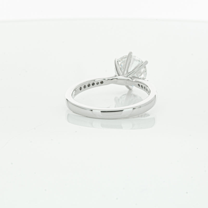 18ct White Gold Diamond Zenith Ring-Ring-Walker & Hall