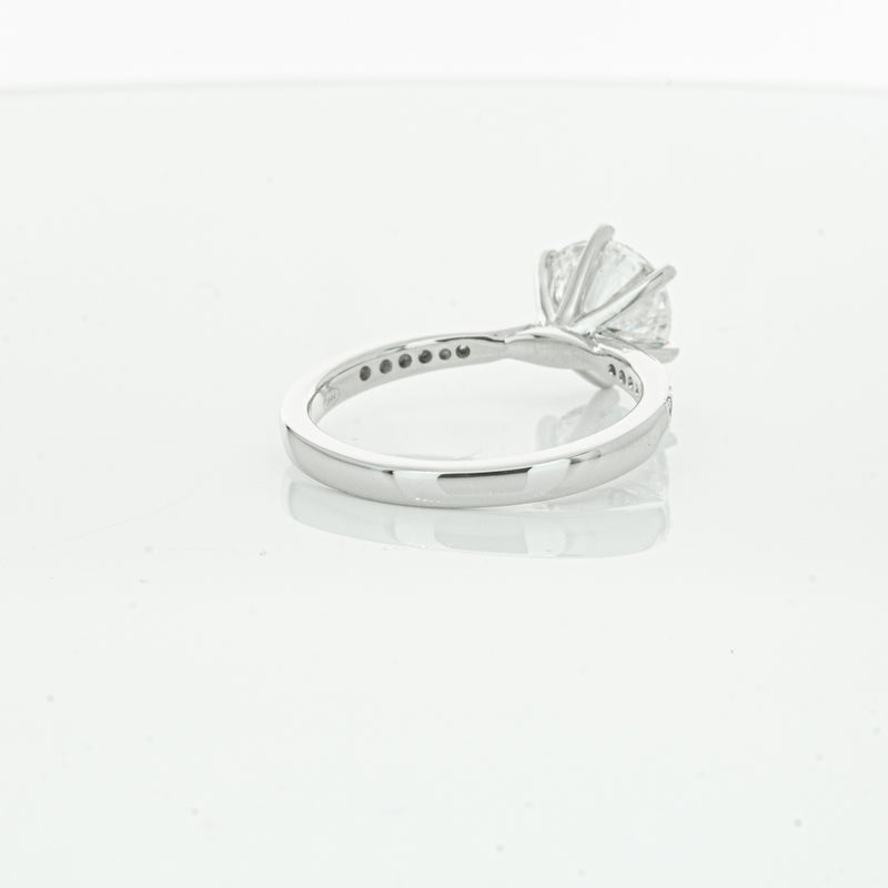 18ct White Gold Diamond Zenith Ring-Ring-Walker & Hall