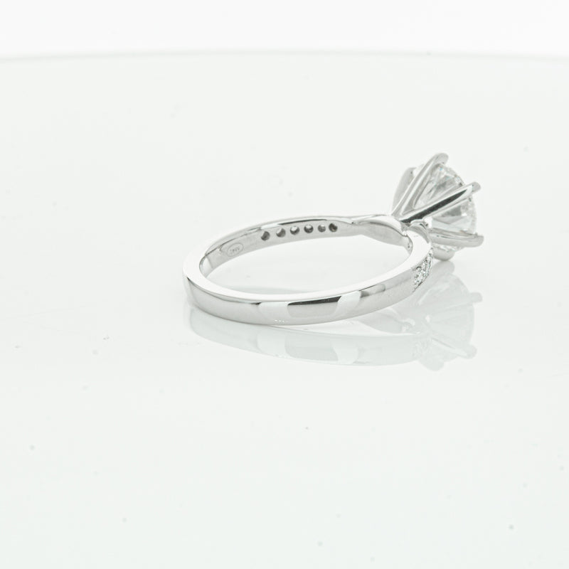 18ct White Gold Diamond Zenith Ring-Ring-Walker & Hall