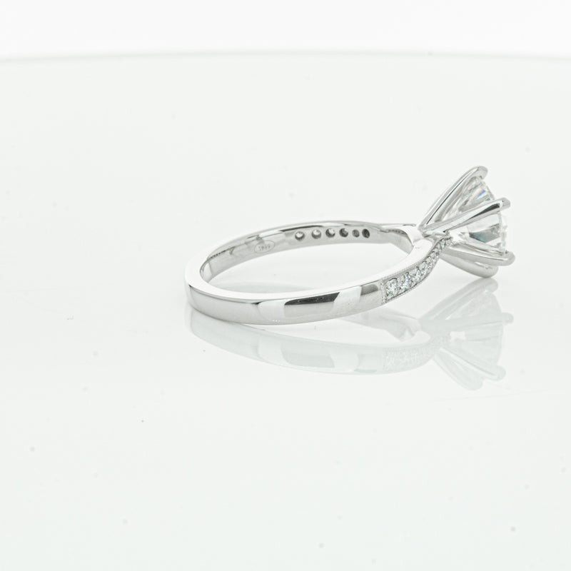 18ct White Gold Diamond Zenith Ring-Ring-Walker & Hall