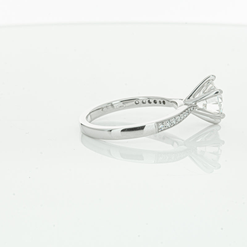 18ct White Gold Diamond Zenith Ring-Ring-Walker & Hall