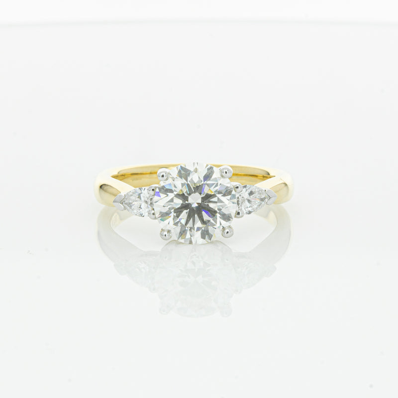 18ct Yellow Gold 2.01ct Diamond Ayla Ring-Ring-Walker & Hall