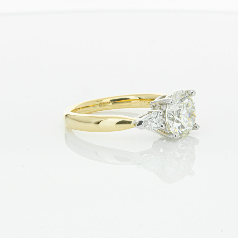 18ct Yellow Gold 2.01ct Diamond Ayla Ring-Ring-Walker & Hall