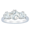 18ct White Gold Three Stone Diamond Heritage Ring-Ring-Walker & Hall