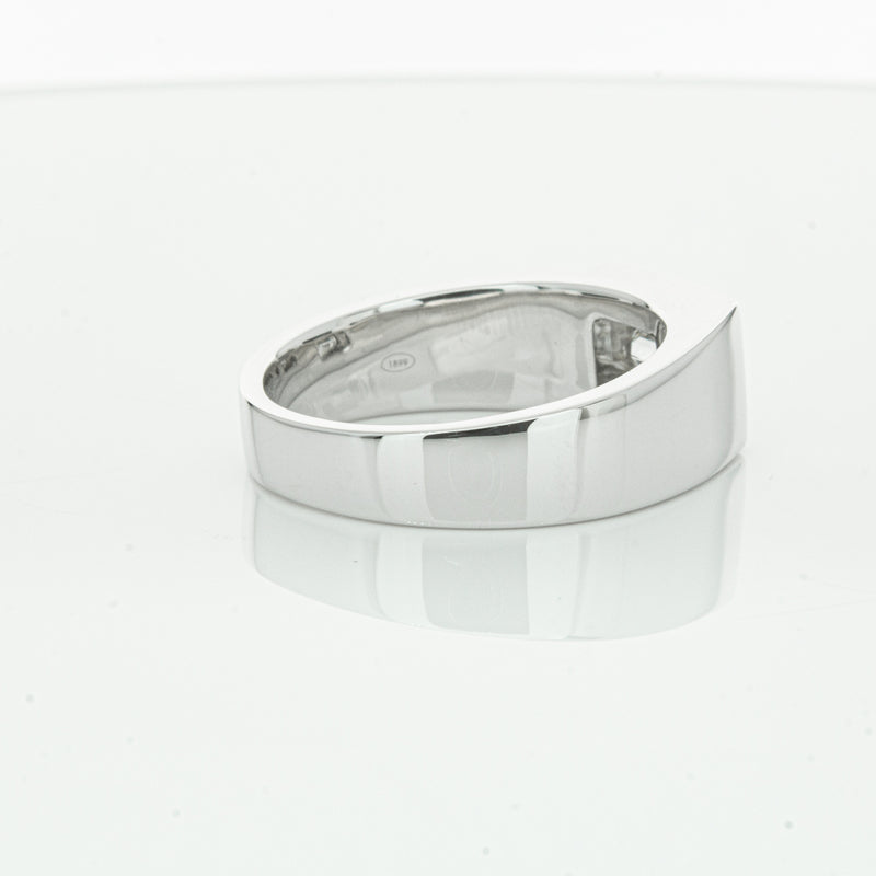 Platinum 1.40ct Baguette Diamond Mens Ring-Ring-Walker & Hall