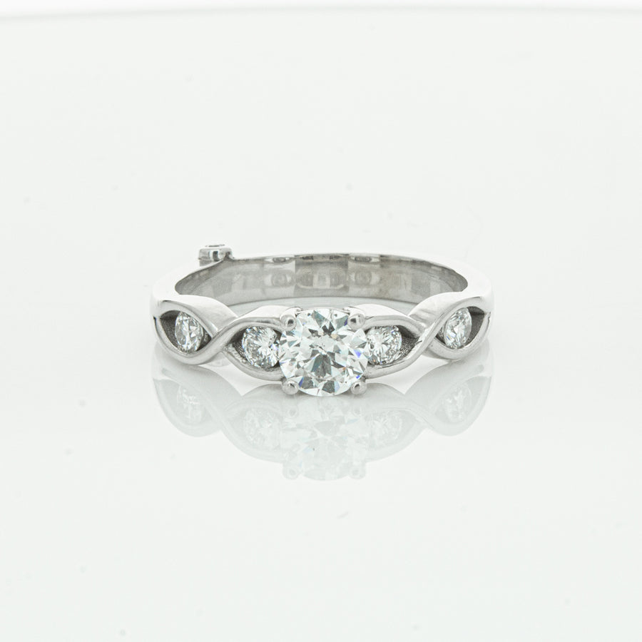 Deja Vu 9ct White Gold .50ct Diamond Ring-Ring-Walker & Hall