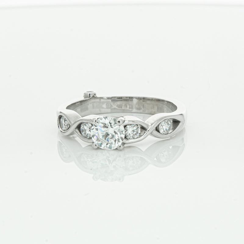 Deja Vu 9ct White Gold .50ct Diamond Ring-Ring-Walker & Hall