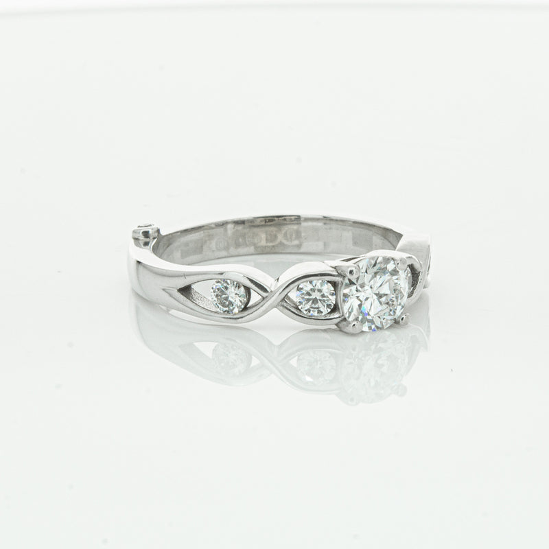 Deja Vu 9ct White Gold .50ct Diamond Ring-Ring-Walker & Hall