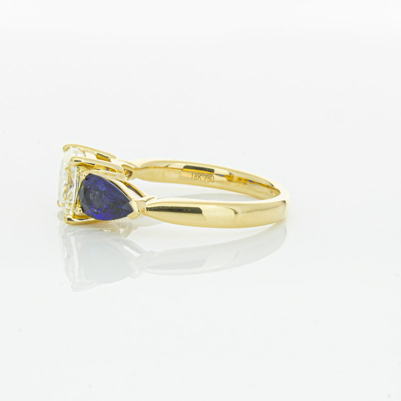 18ct Yellow Gold Yellow Diamond & Sapphire Ayla Ring-Ring-Walker & Hall