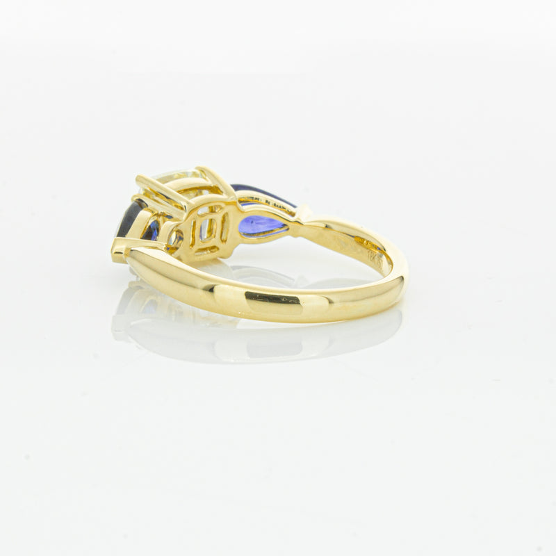 18ct Yellow Gold Yellow Diamond & Sapphire Ayla Ring-Ring-Walker & Hall