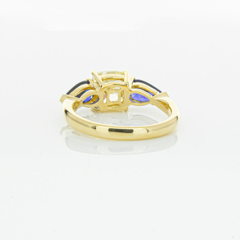 18ct Yellow Gold Yellow Diamond & Sapphire Ayla Ring-Ring-Walker & Hall