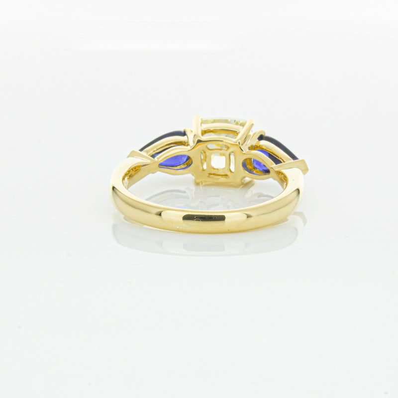 18ct Yellow Gold Yellow Diamond & Sapphire Ayla Ring-Ring-Walker & Hall