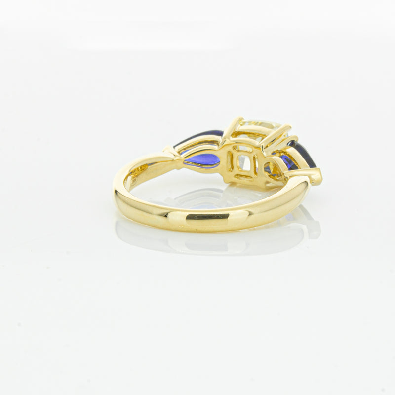 18ct Yellow Gold Yellow Diamond & Sapphire Ayla Ring-Ring-Walker & Hall