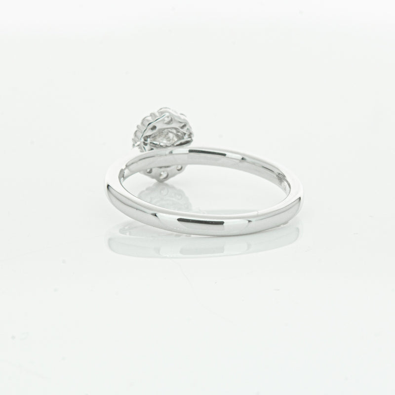 18ct White Gold .40ct Diamond Cello Ring-Ring-Walker & Hall