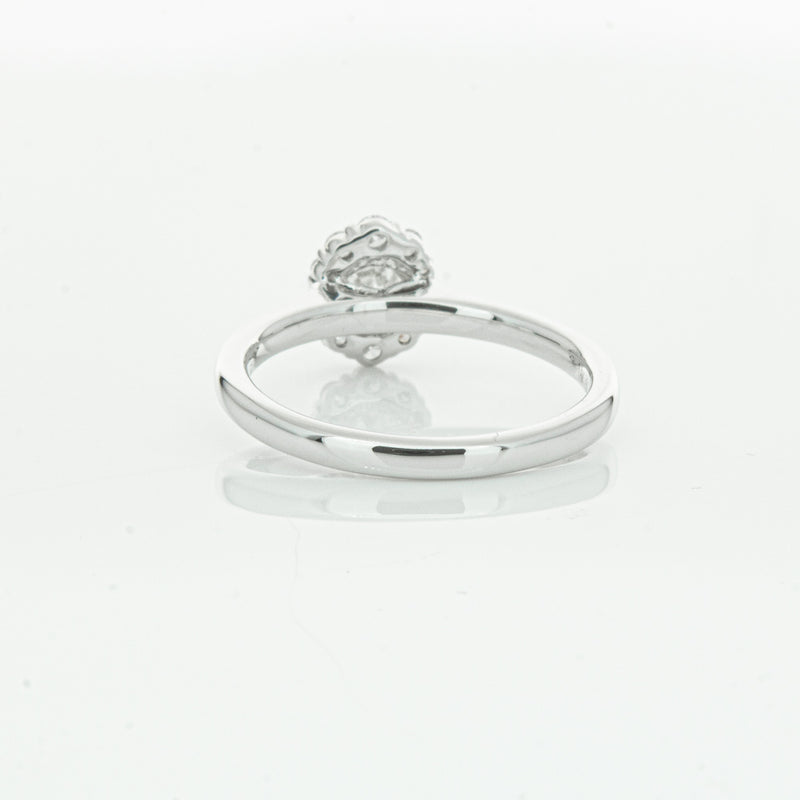 18ct White Gold .40ct Diamond Cello Ring-Ring-Walker & Hall
