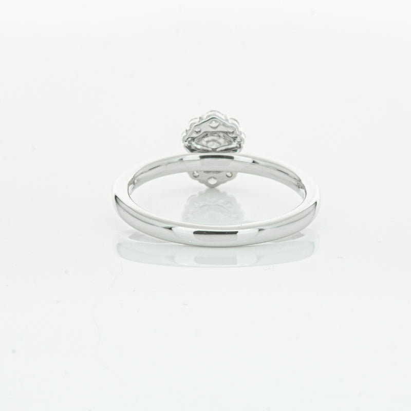 18ct White Gold .40ct Diamond Cello Ring-Ring-Walker & Hall