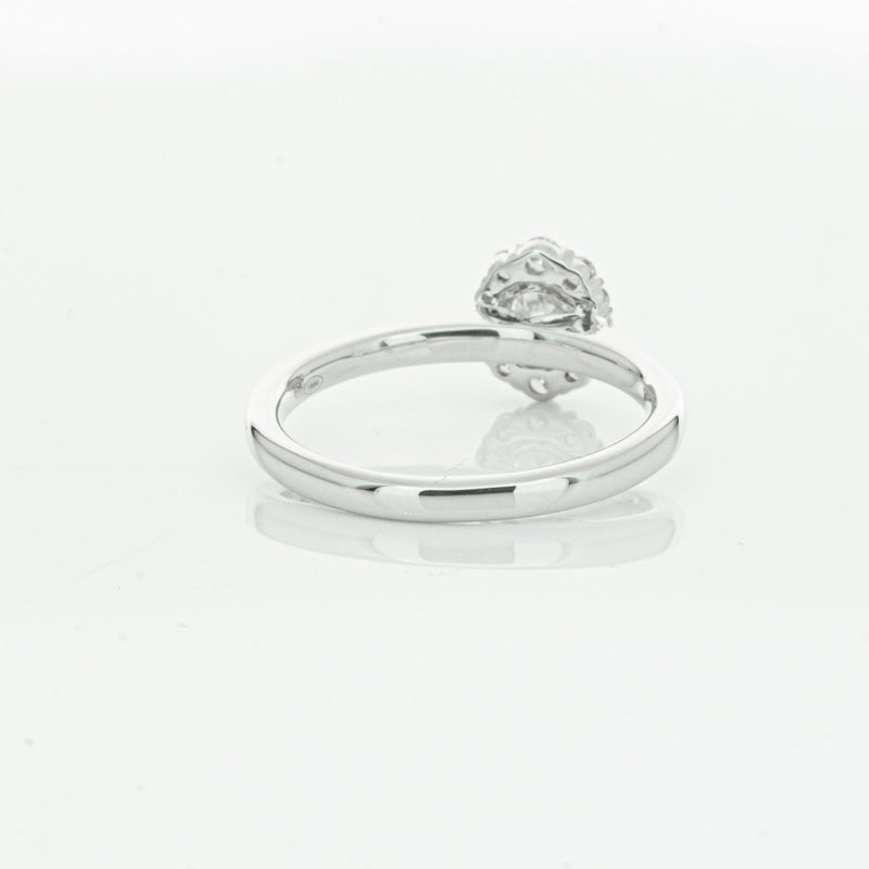 18ct White Gold .40ct Diamond Cello Ring-Ring-Walker & Hall