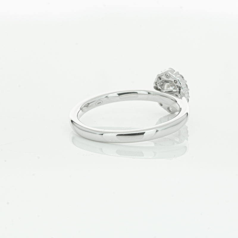 18ct White Gold .40ct Diamond Cello Ring-Ring-Walker & Hall