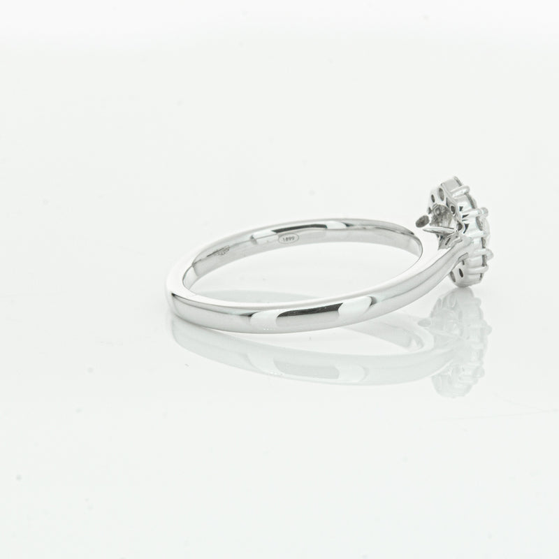 18ct White Gold .40ct Diamond Cello Ring-Ring-Walker & Hall