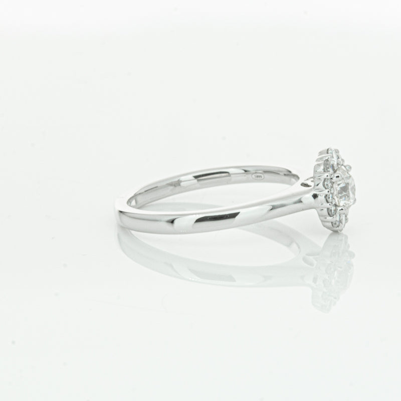 18ct White Gold .40ct Diamond Cello Ring-Ring-Walker & Hall