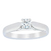 Deja Vu 18ct White Gold .25ct Diamond Solitaire Ring-Ring-Walker & Hall